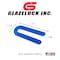 Glazelock 1/16" 3 1/2"L x 1-1/2"W 1/2" Slot, U-shaped Horseshoe Plastic Flat Shims Blue 100pc/bag Econo12 - alternate 4